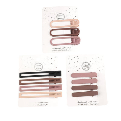 women's simple style geometric alloy plating hair clip