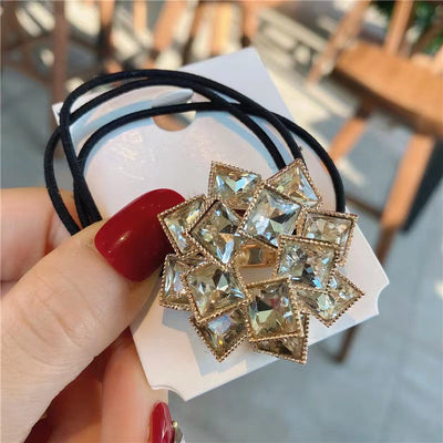Women's Elegant Geometric Alloy Hair Tie