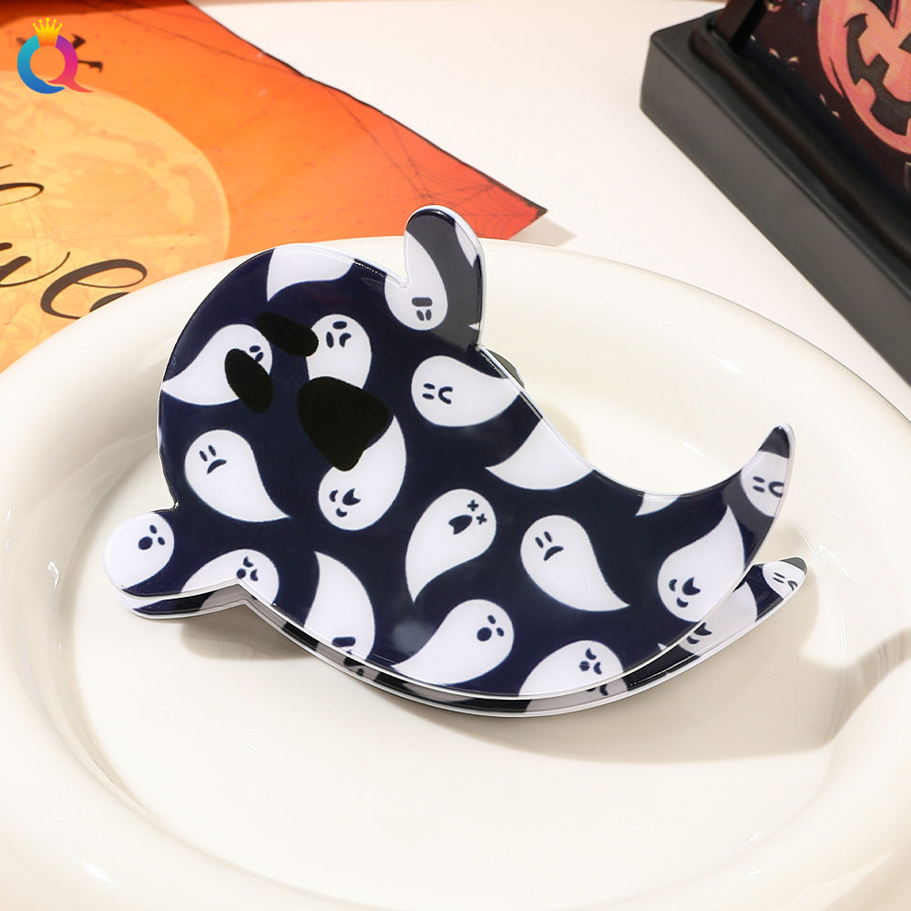 Women's Cute ghost Arylic Hair Claws