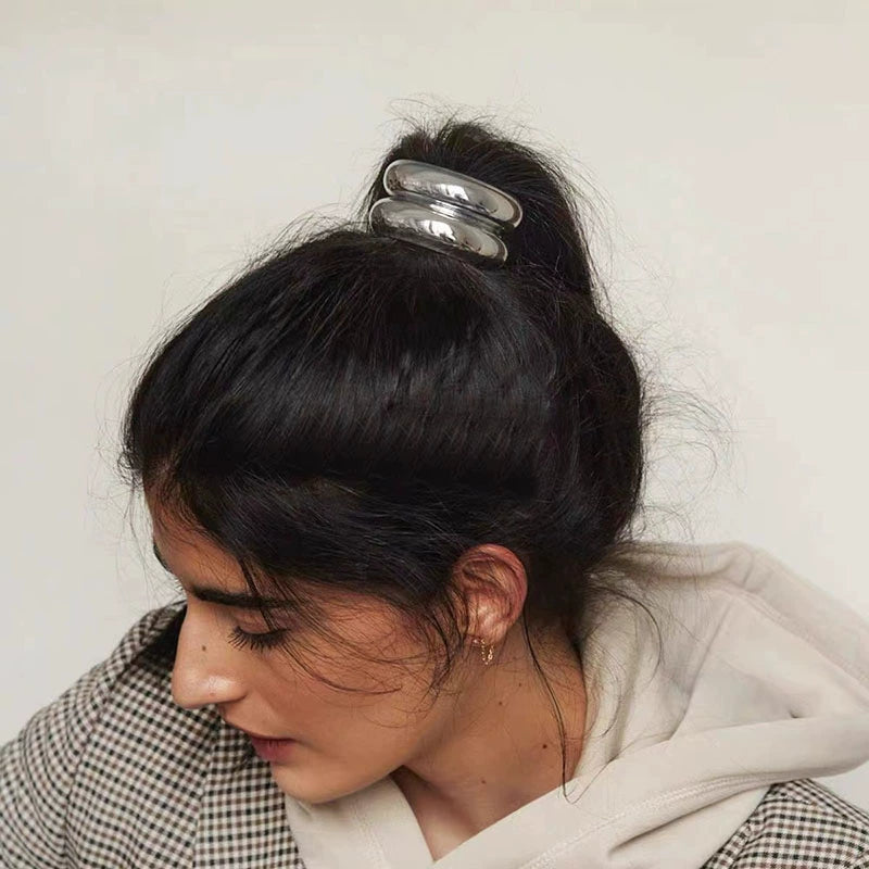 Women's Simple Style Classic Style Color Block Alloy Plating Hair Clip Hair Tie