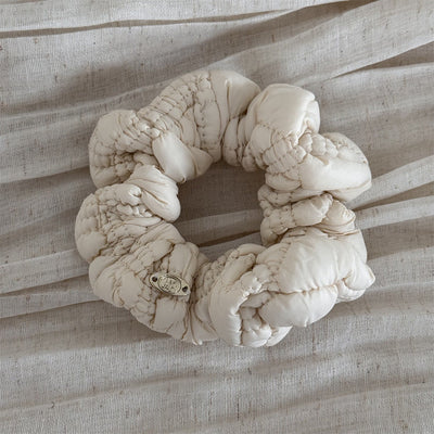 Women's Modern Style Classic Style Solid Color Cloth Pleated Hair Tie