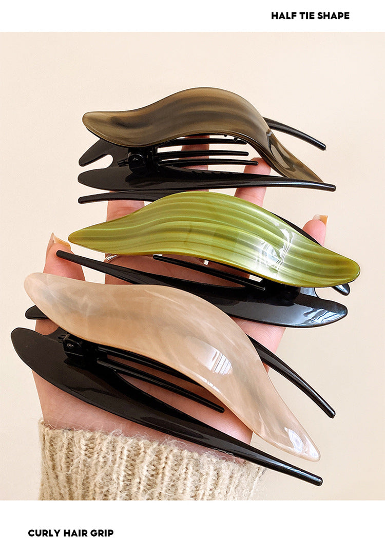 Women's Modern Style Classic Style Geometric Solid Color Arylic Hair Clip