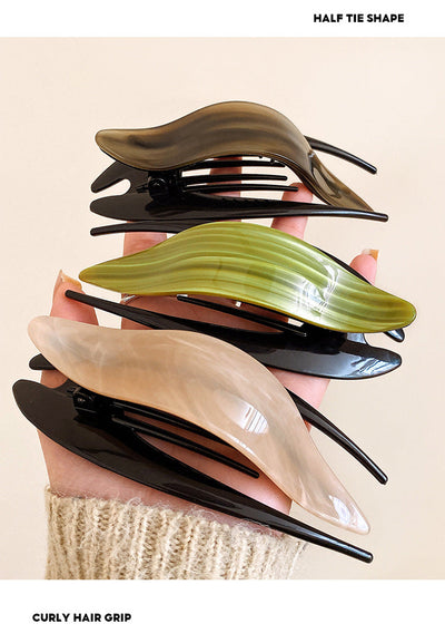 Women's Modern Style Classic Style Geometric Solid Color Arylic Hair Clip