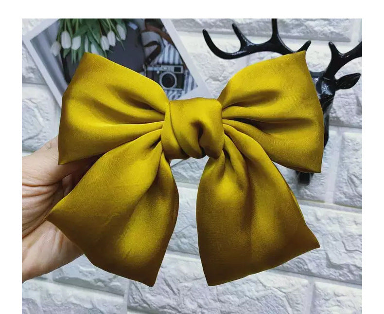 korean style bow knot cloth hair clip hair tie 1 piece