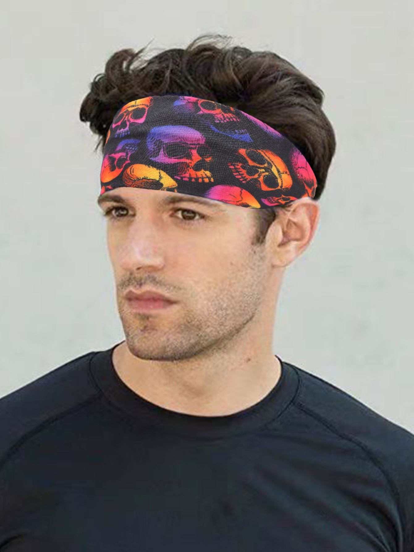 Women's Cute Funny Pumpkin Cartoon Character Spider Cloth Printing Hair Tie