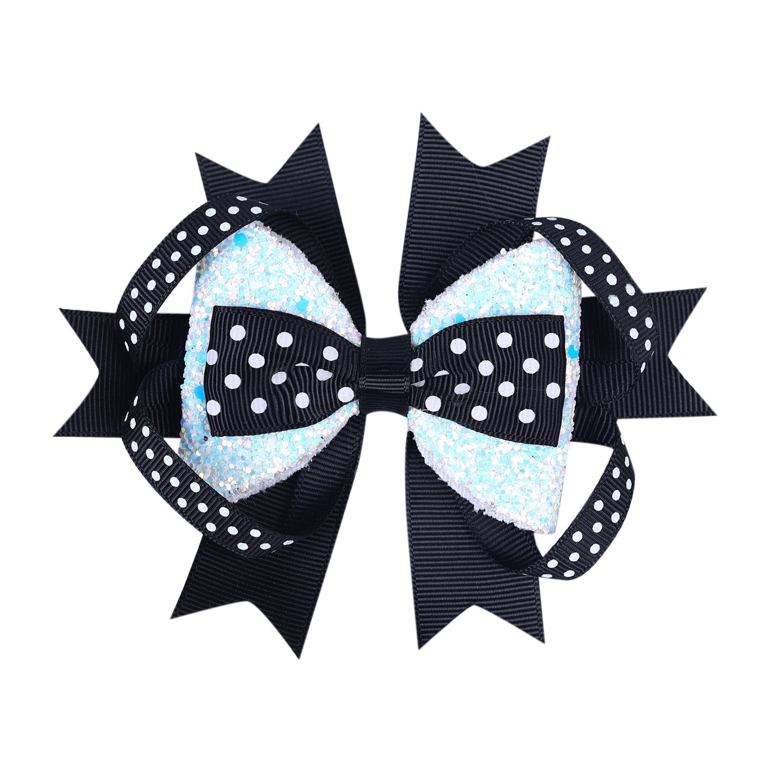 Halloween Funny Kid'S Bow Knot Threaded braid Hair Clip