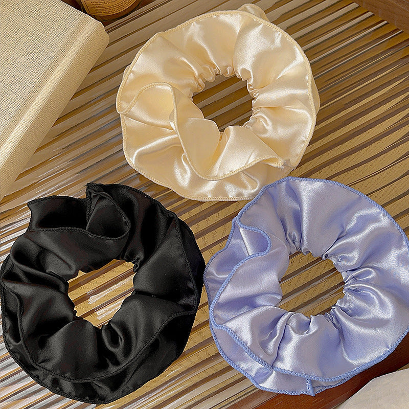 Women's Casual Simple Style Solid Color satin Hair Tie