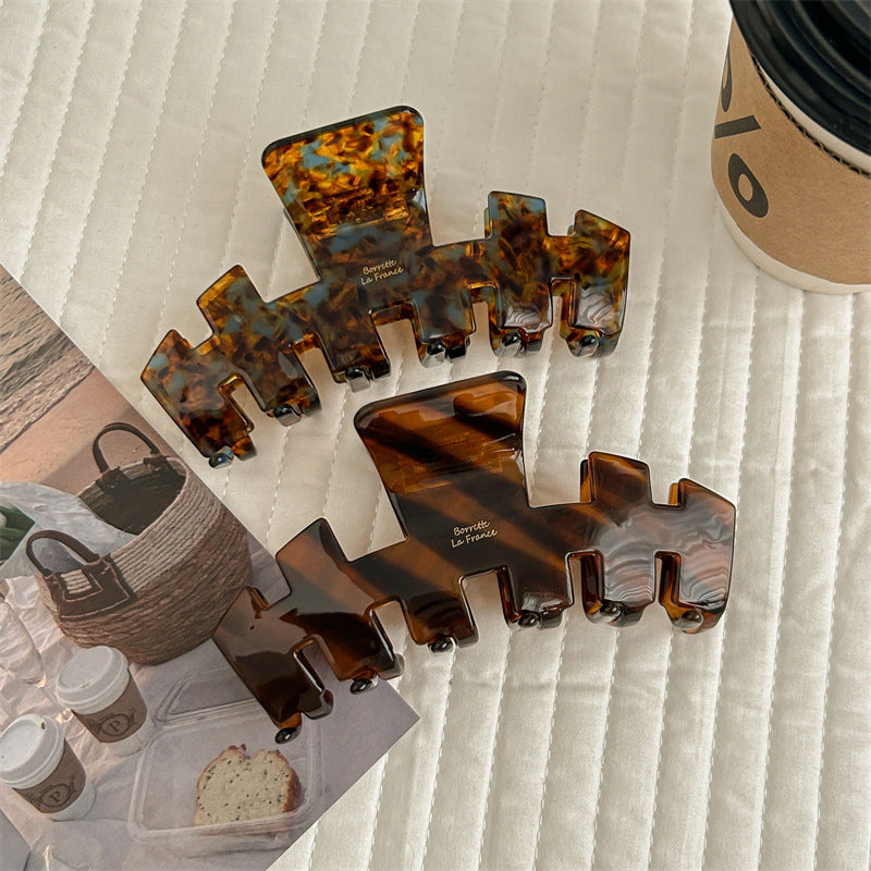 Women's Simple Style Classic Style Color Block Acetic acid sheets Hair Claws