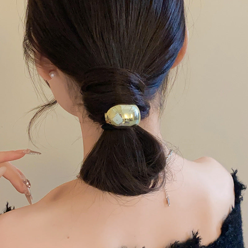 Women's IG Style Simple Style Solid Color Alloy Hair Tie