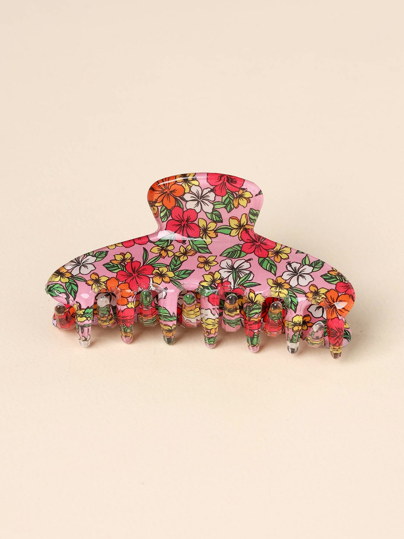 women's sweet flower arylic handmade hair claws