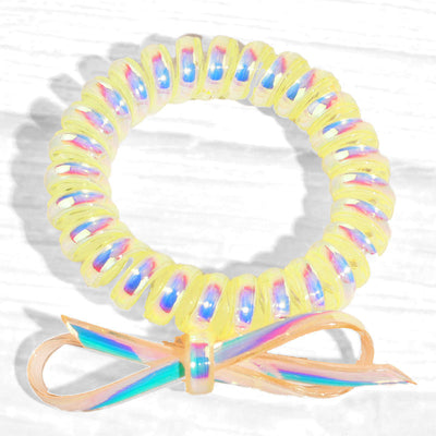 fashion bow knot telephone line hair tie 1 piece