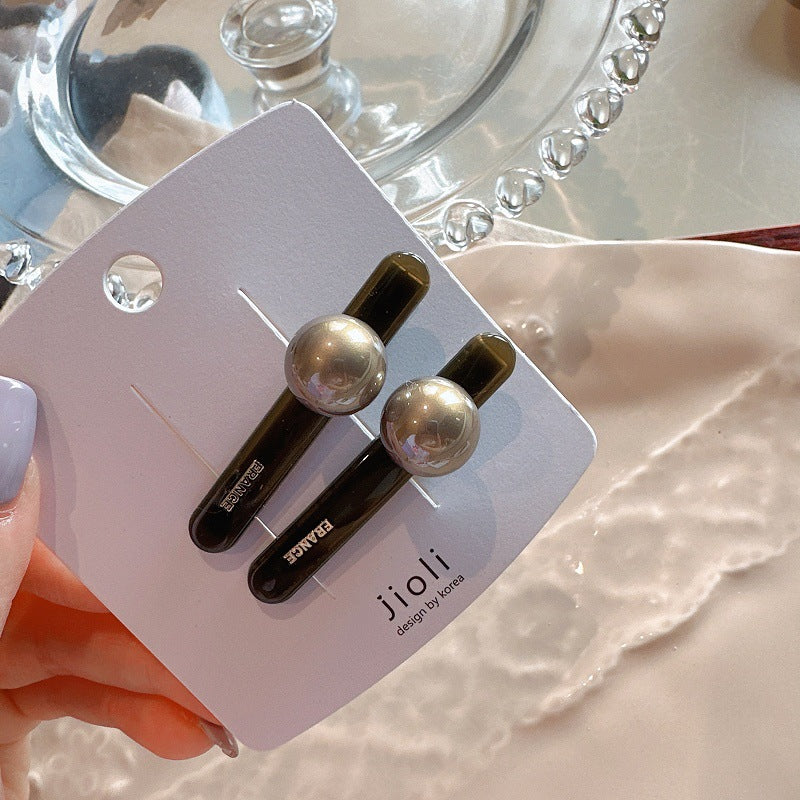 Women's Sweet Simple Style Heart Shape Alloy Hair Clip