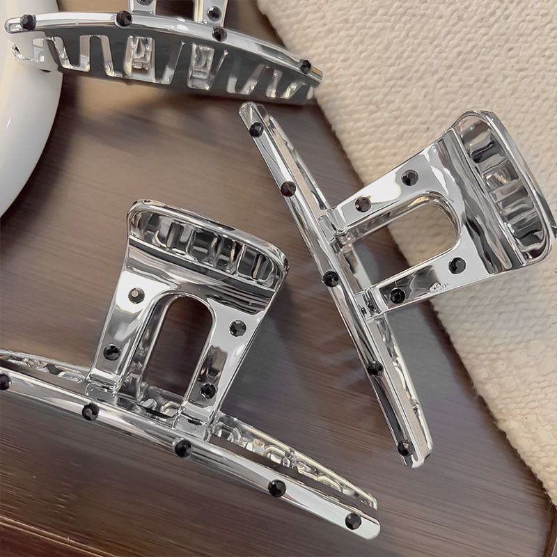 Women's Simple Style Geometric Metal Plating Hair Claws