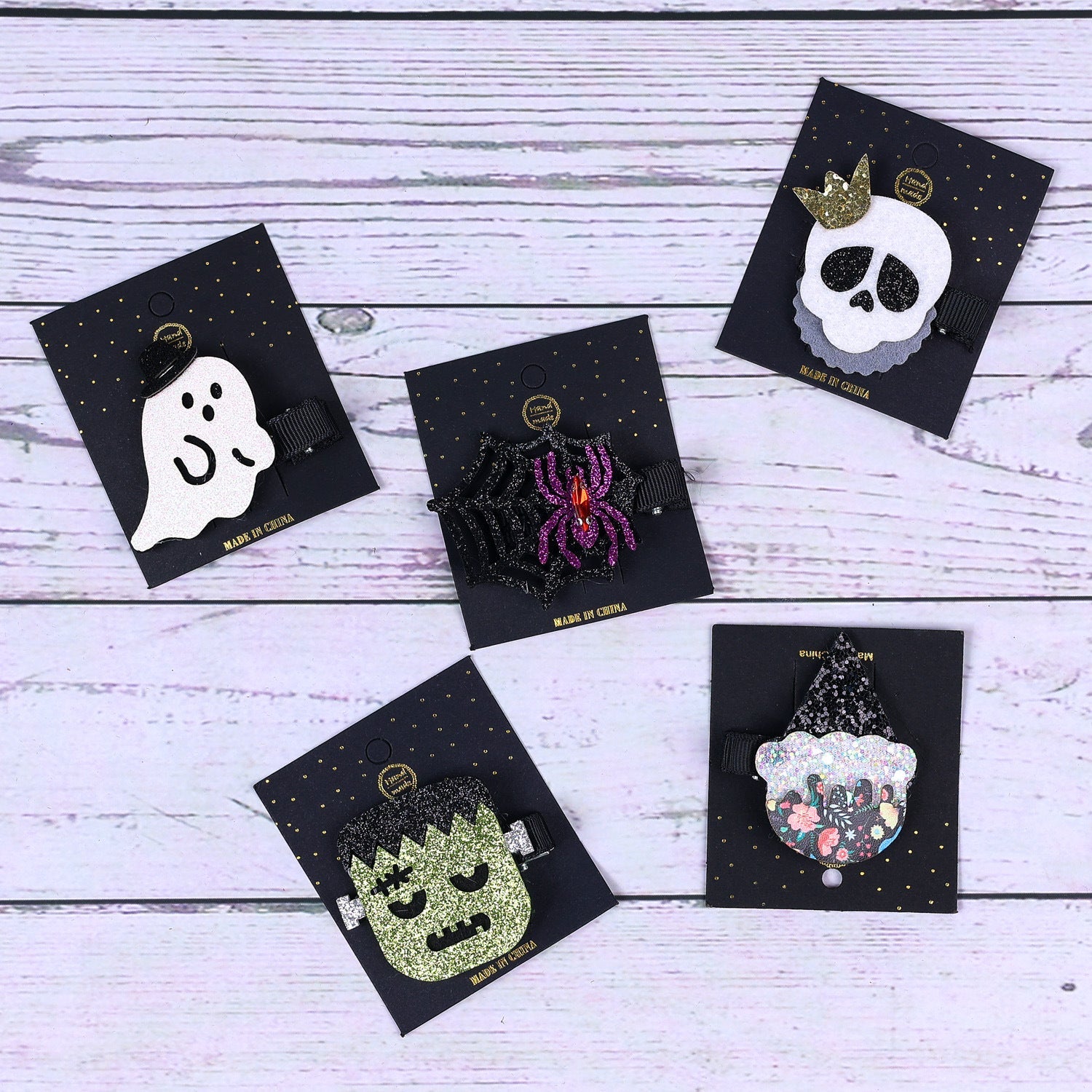 Halloween Cute Kid'S ghost Skull Hair Clip