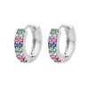 1 Pair Elegant Simple Style Geometric Copper Zircon Earrings