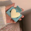sweet heart shape resin handmade hair claws