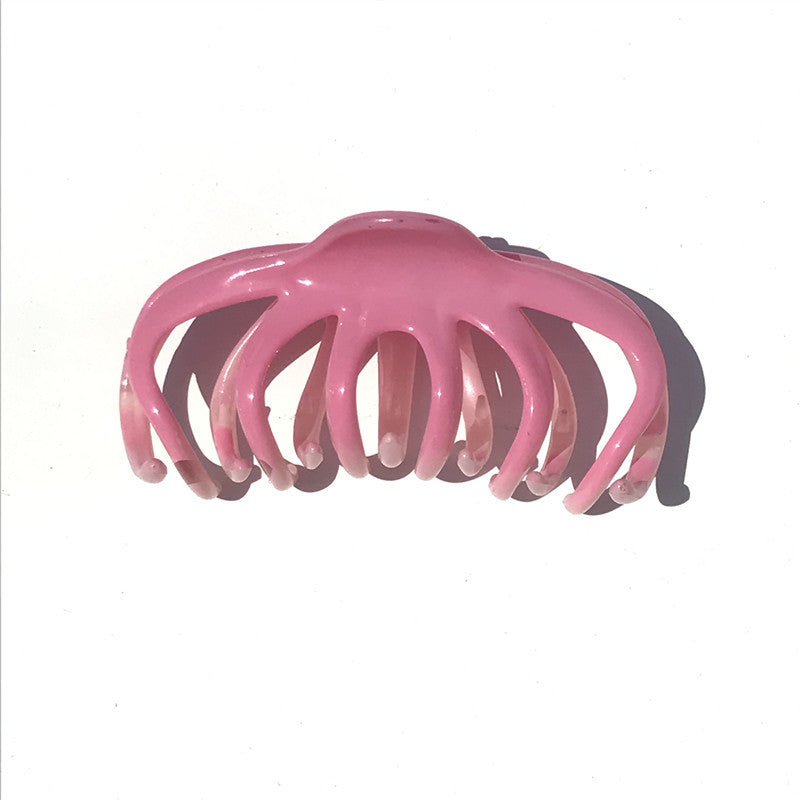 women's simple style solid color arylic hair claws