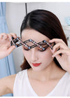 Women's Sweet Shiny Flower Arylic Inlay Rhinestones Pearl Hair Band