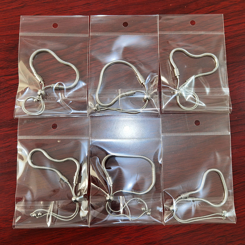 Basic Geometric 304 Stainless Steel Bracelets In Bulk