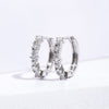1 Pair Casual Elegant Geometric Plating Copper Zircon Earrings