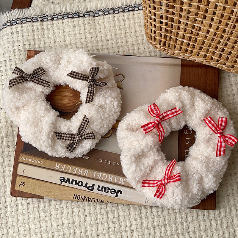 Women's Cute Animal Plush Hair Tie