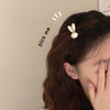Women's Sweet Rabbit Metal Hair Clip