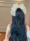 Women's Sweet Simple Style Bow Knot Gauze Hair Clip