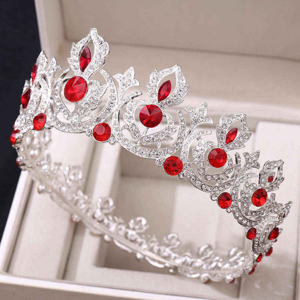 fashion crown alloy inlay rhinestones crown 1 piece