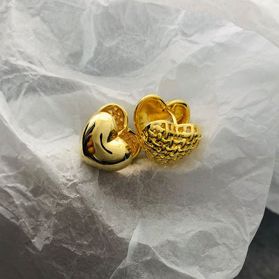 1 Pair Simple Style Water Droplets Rhombus Copper 18K Gold Plated Earrings