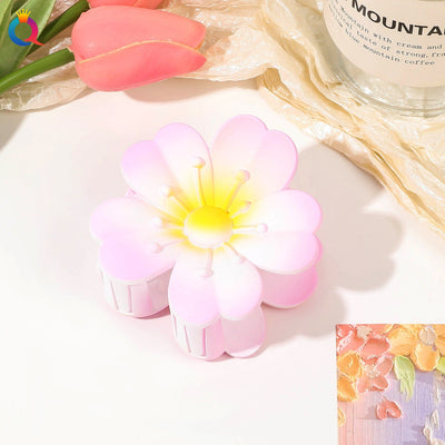 Women's Simple Style Classic Style Flower Plastic Hair Claws