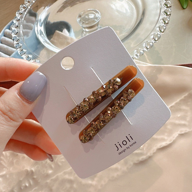 Women's Sweet Simple Style Heart Shape Alloy Hair Clip