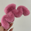 simple style solid color cloth hair claws