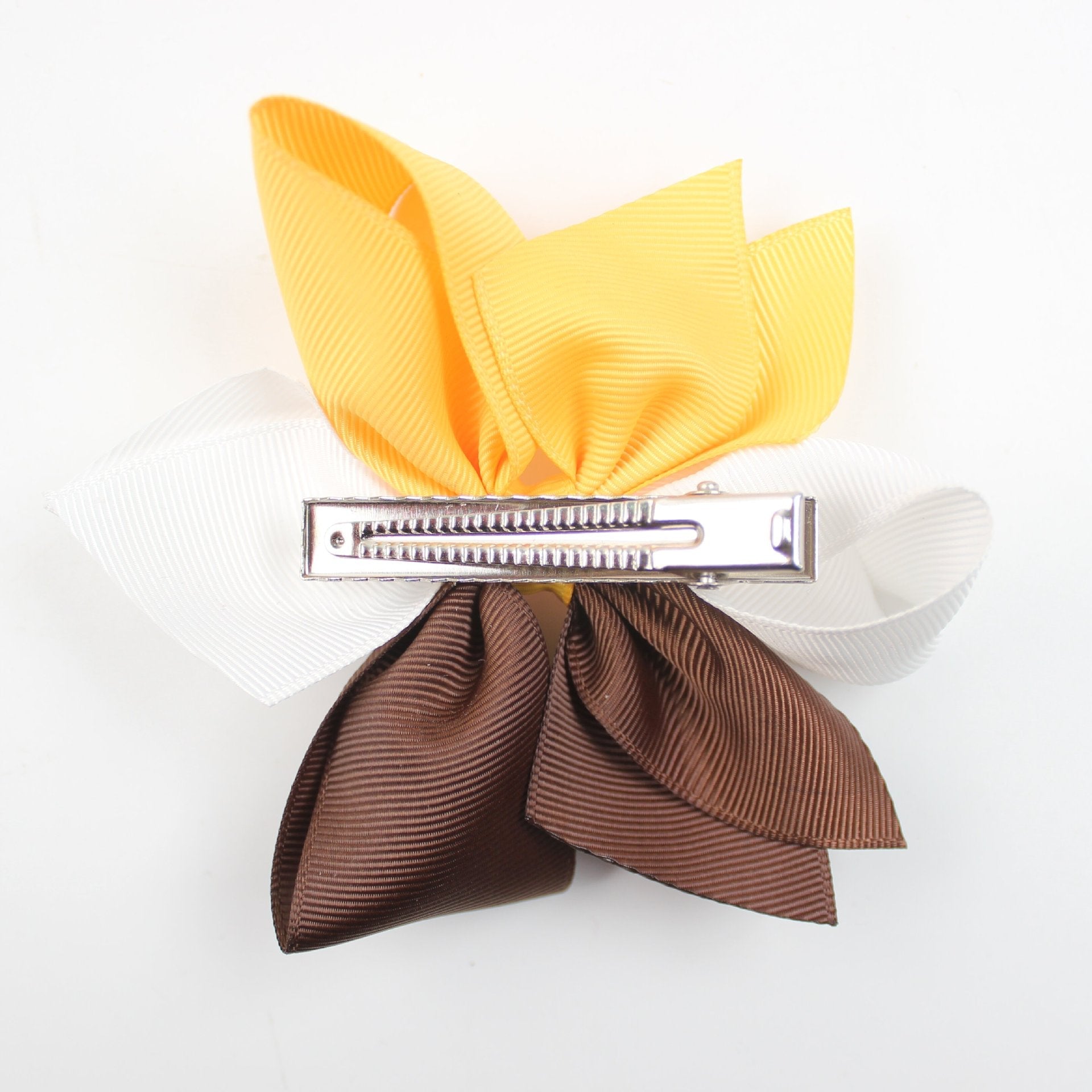 Girl'S IG Style Sweet Bow Knot Cloth Inlay Rhinestones Hair Clip