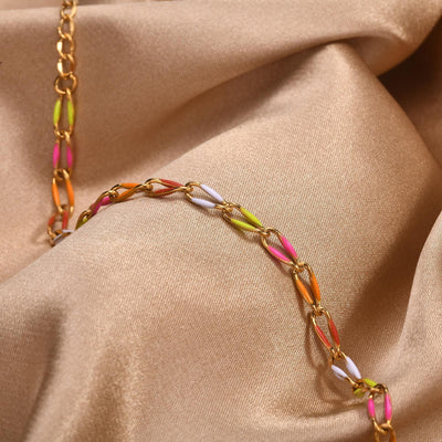 Simple Style Classic Style Geometric 667 Stainless Steel Bracelets In Bulk