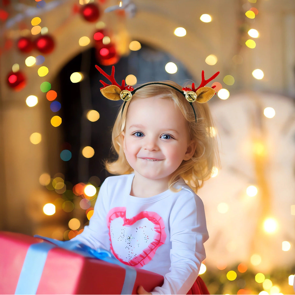 Christmas Cute Antlers Elk PET wool felt Iron