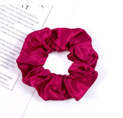 simple style solid color cloth hair tie