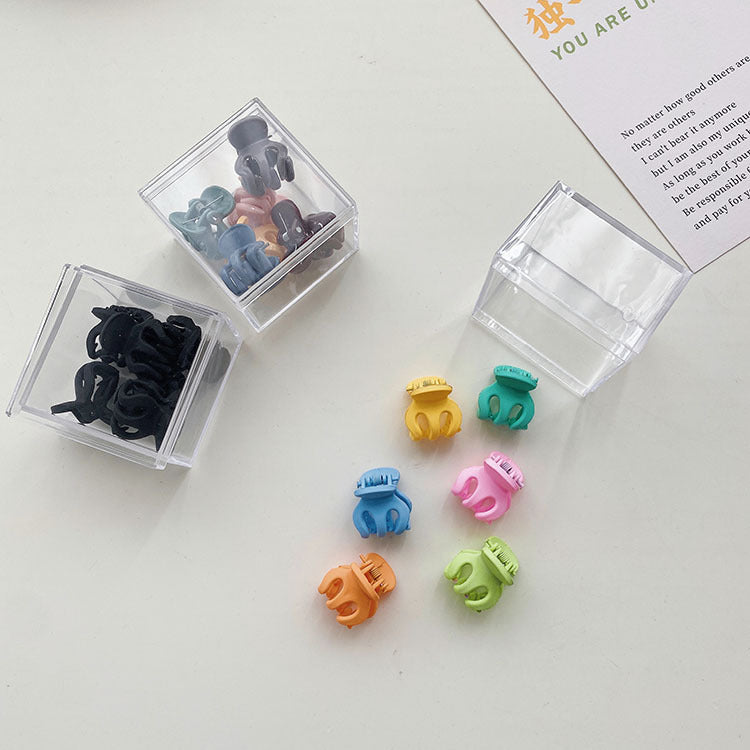 women's sweet simple style geometric plastic/resin headwear stoving varnish hair clip