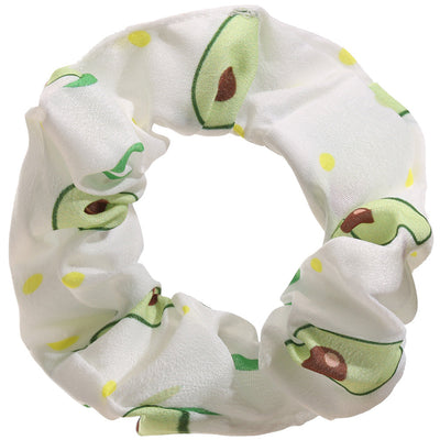 fashion floral fruit printing hair scrunchies
