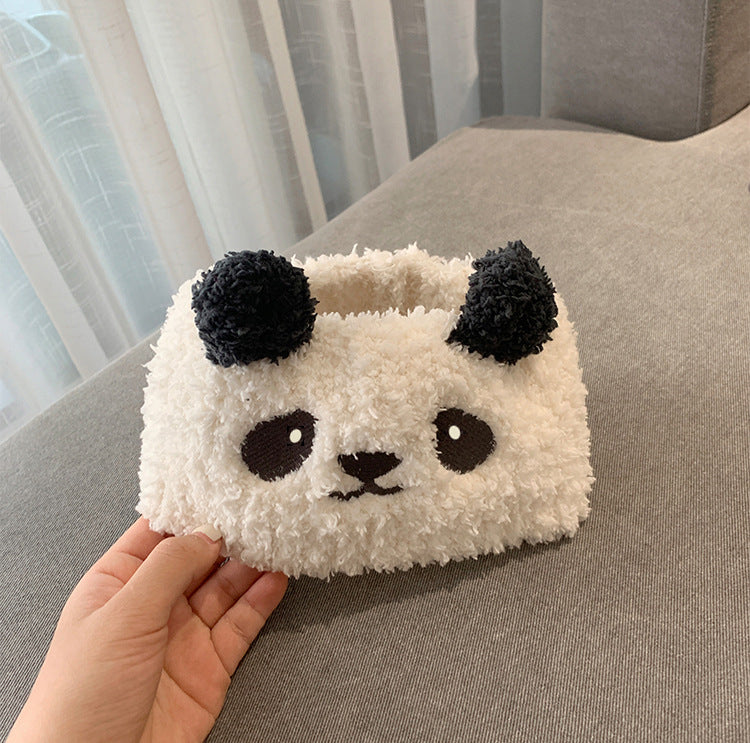 Women's Cute Panda Coral Fleece Hair Band