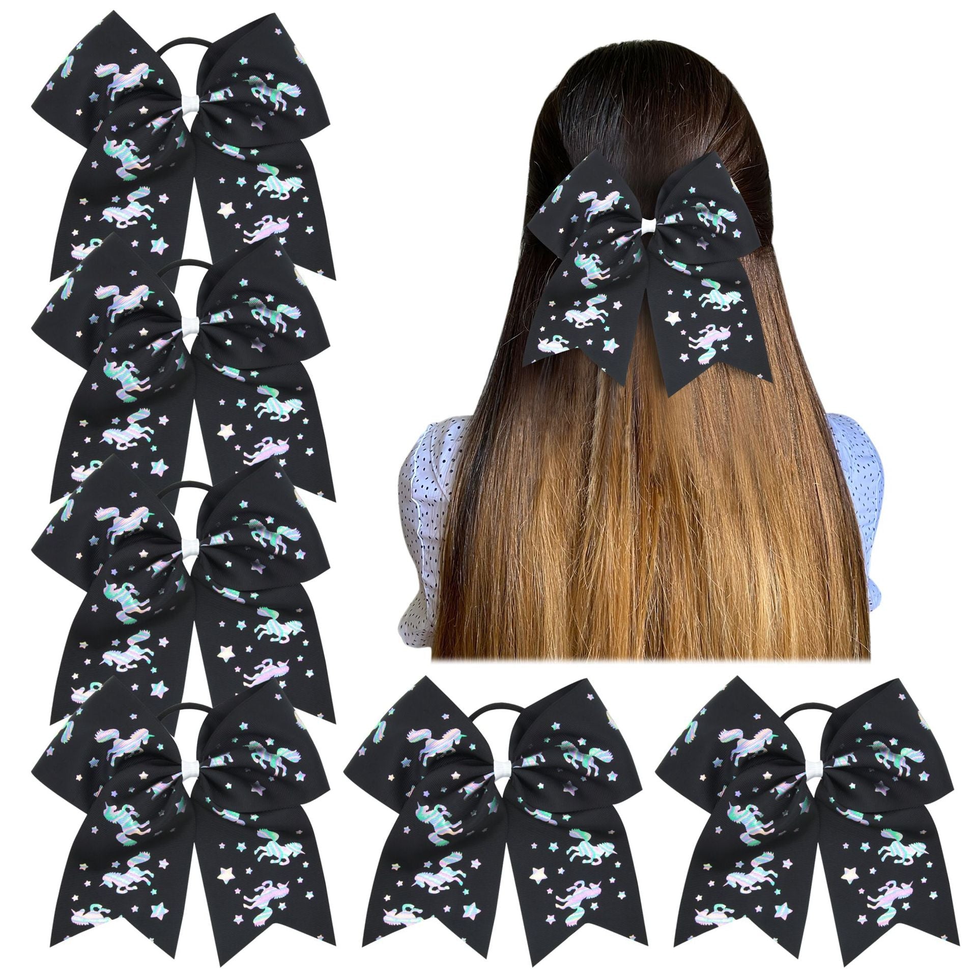 Girl'S Cute Pastoral Bow Knot Thread belt Hair Tie