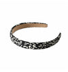 Guanyang  Zebra Print Leopard Print Headband  Retro Sponge Face Washing Pressure Hairband Simple Fashion Headband Hair Accessories