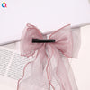 Women's Elegant Sweet Bow Knot Gauze Iron Hair Clip