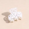 fashion marble acetic acid sheets handmade hair claws 1 piece