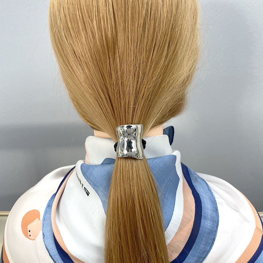 Women's Lady Geometric Alloy Plating Hair Tie