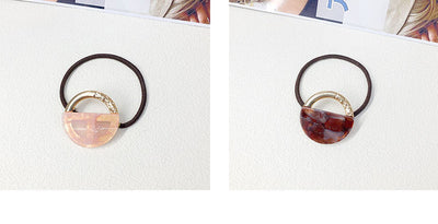Women's Simple Style Geometric Alloy Resin Hair Tie