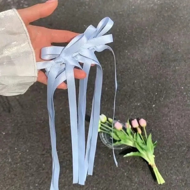 Women's Sweet Simple Style Bow Knot Cloth Bowknot Hair Clip