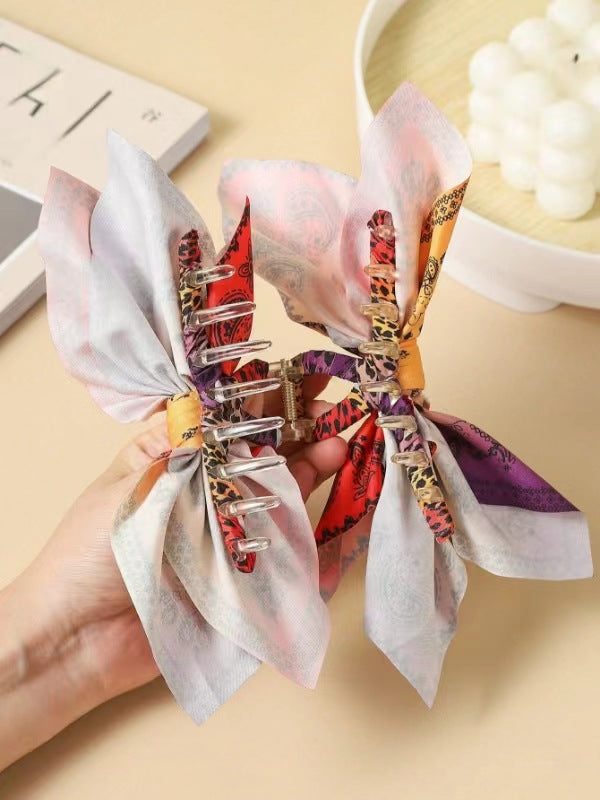 Women's Elegant Bow Knot Arylic Hair Claws
