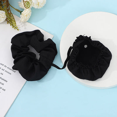 Unisex Exaggerated Solid Color Cloth Hair Tie