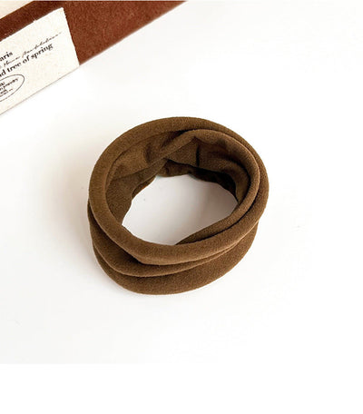 Women's Simple Style Classic Style Solid Color Nylon Pleated Hair Tie