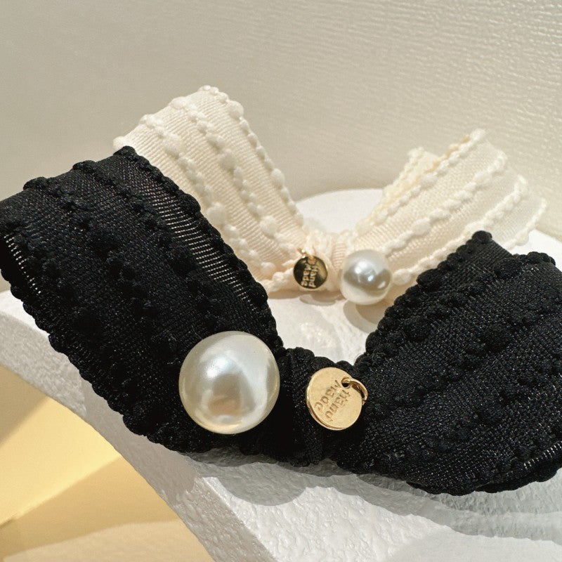 Women's Sweet Bow Knot Cloth Hair Clip